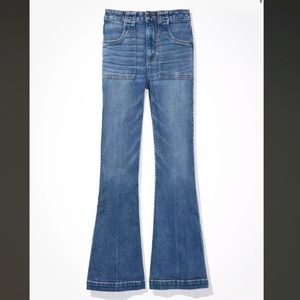 American Eagle Next Level Super High-Waisted Flare Jean